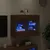 Produktbild 4 för Väggmonterad tv-bänk LED brun ek 78,5x30x60,5 cm