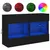 Produktbild 2 för Väggmonterad tv-bänk LED svart 98,5x30x60,5 cm