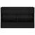 Produktbild 7 för Väggmonterad tv-bänk LED svart 98,5x30x60,5 cm