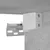 Produktbild 11 för Väggmonterade sängbord med LED-lampor 2 st betonggrå
