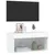 Produktbild 6 för TV-bänk med LED-belysning vit 60x30x30 cm