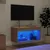Produktbild 3 för TV-bänk med LED-belysning sonoma-ek 60x30x30 cm