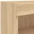 Produktbild 11 för Tv-bänk med LED-belysning 2 st sonoma-ek 60x30x30 cm