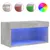 Produktbild 2 för TV-bänk med LED-belysning betonggrå 60x30x30 cm