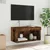 Produktbild 5 för Tv-bänk med LED-belysning rökfärgad ek 60x30x30 cm