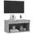 Produktbild 6 för Tv-bänk med LED-belysning grå sonoma 60x30x30 cm