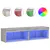 Produktbild 2 för TV-bänk med LED-belysning 2 st grå sonoma 60x30x30 cm