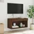 Produktbild 5 för Tv-bänk med LED-belysning brun ek 60x30x30 cm