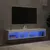 Produktbild 4 för TV-bänk med LED-belysning 2 st vit 80x30x30 cm