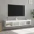 Produktbild 5 för TV-bänk med LED-belysning 2 st vit 80x30x30 cm