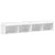 Produktbild 7 för TV-bänk med LED-belysning 2 st vit 80x30x30 cm
