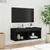 Produktbild 5 för Tv-bänk med LED-belysning svart 80x30x30 cm
