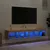 Produktbild 4 för Tv-bänk med LED-belysning 2 st sonoma-ek 80x30x30 cm