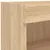 Produktbild 11 för Tv-bänk med LED-belysning 2 st sonoma-ek 80x30x30 cm