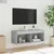 Produktbild 5 för Tv-bänk med LED-belysning betonggrå 80x30x30 cm
