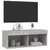 Produktbild 6 för Tv-bänk med LED-belysning betonggrå 80x30x30 cm