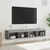 Produktbild 5 för TV-bänk med LED-belysning 2 st grå sonoma 80x30x30 cm