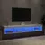 Produktbild 4 för TV-bänk med LED-belysning 2 st vit 100x30x30 cm