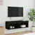 Produktbild 6 för Tv-bänk med LED-belysning svart 100x30x30 cm