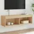 Produktbild 7 för Tv-bänk med LED-belysning sonoma-ek 100x30x30 cm