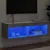 Produktbild 4 för Tv-bänk med LED-belysning betonggrå 100x30x30 cm