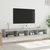 Produktbild 5 för TV-bänk med LED-belysning 2 st betonggrå 100x30x30 cm
