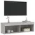Produktbild 8 för TV-bänk med LED-belysning grå sonama 100x30x30 cm