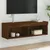 Produktbild 7 för Tv-bänk med LED-belysning brun ek 100x30x30 cm