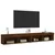 Produktbild 6 för Tv-bänk med LED-belysning 2 st brun ek 100x30x30 cm