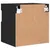 Produktbild 12 för Väggmonterad tv-bänk LED 2 st svart 40x30x40 cm