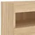 Produktbild 12 för Väggmonterad tv-bänk LED sonoma-ek 40x30x40 cm