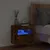 Produktbild 4 för Väggmonterad tv-bänk LED rökfärgad ek 40x30x40 cm