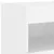 Produktbild 12 för Väggmonterad tv-bänk LED vit 80x30x40 cm