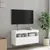 Produktbild 5 för Väggmonterad tv-bänk LED vit 80x30x40 cm