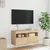Produktbild 5 för Väggmonterad tv-bänk LED sonoma-ek 80x30x40 cm