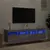 Produktbild 4 för Väggmonterad tv-bänk LED 2 st grå sonoma 80x30x40 cm