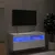 Produktbild 4 för Väggmonterad tv-bänk LED vit 100x30x40 cm