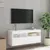 Produktbild 5 för Väggmonterad tv-bänk LED vit 100x30x40 cm