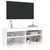 Produktbild 7 för Väggmonterad tv-bänk LED vit 100x30x40 cm