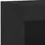 Produktbild 12 för Väggmonterad tv-bänk LED svart 100x30x40 cm