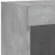 Produktbild 12 för Väggmonterad tv-bänk LED betonggrå 100x30x40 cm