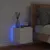 Produktbild 4 för Väggmonterad tv-bänk LED vit 30,5x35x30 cm