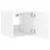 Produktbild 9 för Väggmonterad tv-bänk LED 2 st vit 30,5x35x30 cm