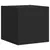 Produktbild 3 för Väggmonterad tv-bänk LED svart 30,5x35x30 cm