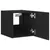 Produktbild 9 för Väggmonterad tv-bänk LED 2 st svart 30,5x35x30 cm