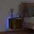 Produktbild 4 för Väggmonterad tv-bänk LED rökfärgad ek 30,5x35x30 cm
