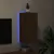 Produktbild 4 för Väggmonterad tv-bänk LED brun ek 30,5x35x70 cm
