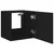 Produktbild 9 för Väggmonterad tv-bänk LED 2 st svart 40,5x35x40 cm