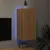 Produktbild 3 för Väggmonterad tv-bänk LED sonoma-ek 40,5x35x80 cm