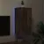 Produktbild 3 för Väggmonterad tv-bänk LED rökfärgad ek 40,5x35x80 cm